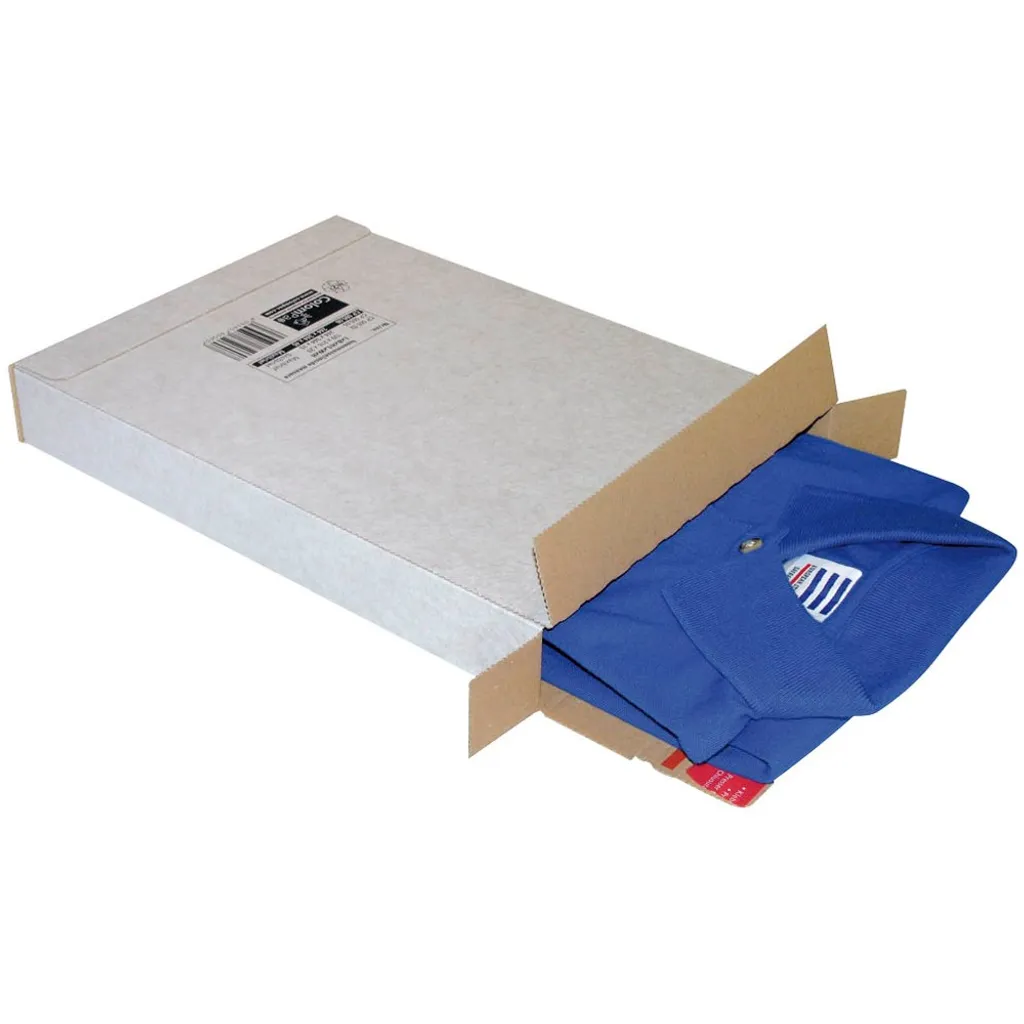 Carton d'Expédition Plat 34x24cm Boîte Postale pour Format A4 Pack 20
