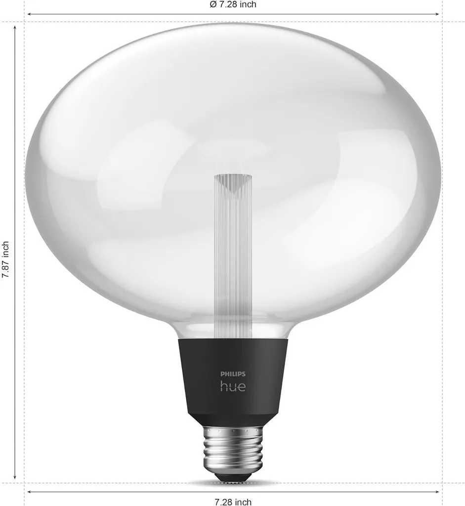 Philips Hue White and Colour Ambience Ellipse E27 Ampoule Connectée - 3