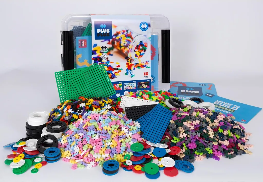 Plus Plus - 4000 briques créatives mélangées pour constructions 2D et 3D - 5