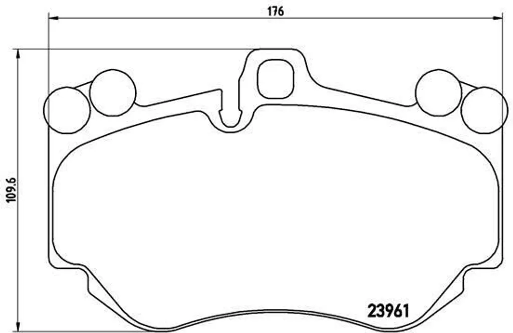 Plaquettes de frein Brembo P65016 pour une sécurité maximale en Cayenne