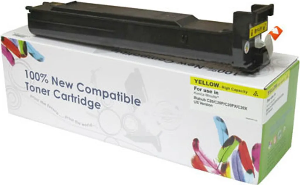 Toner jaune A0DK252 pour corriger les traces sur Minolta