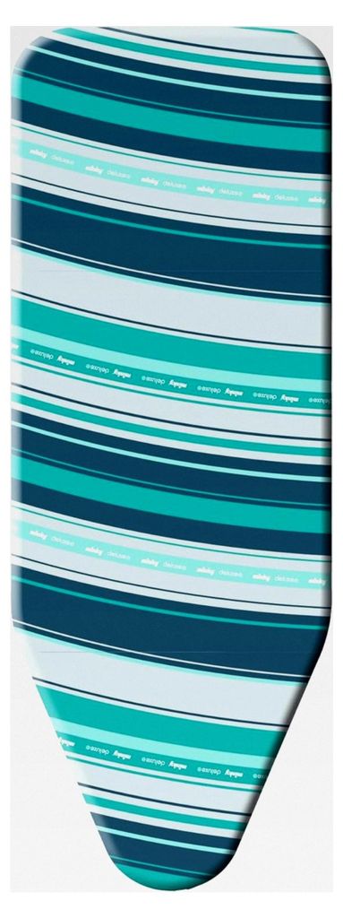 Bügelbrettbezug, extra groß, universal, geeignet für große Bügelbretter bis 145 x 54 cm, 100 % Baumwolle, Schwarz