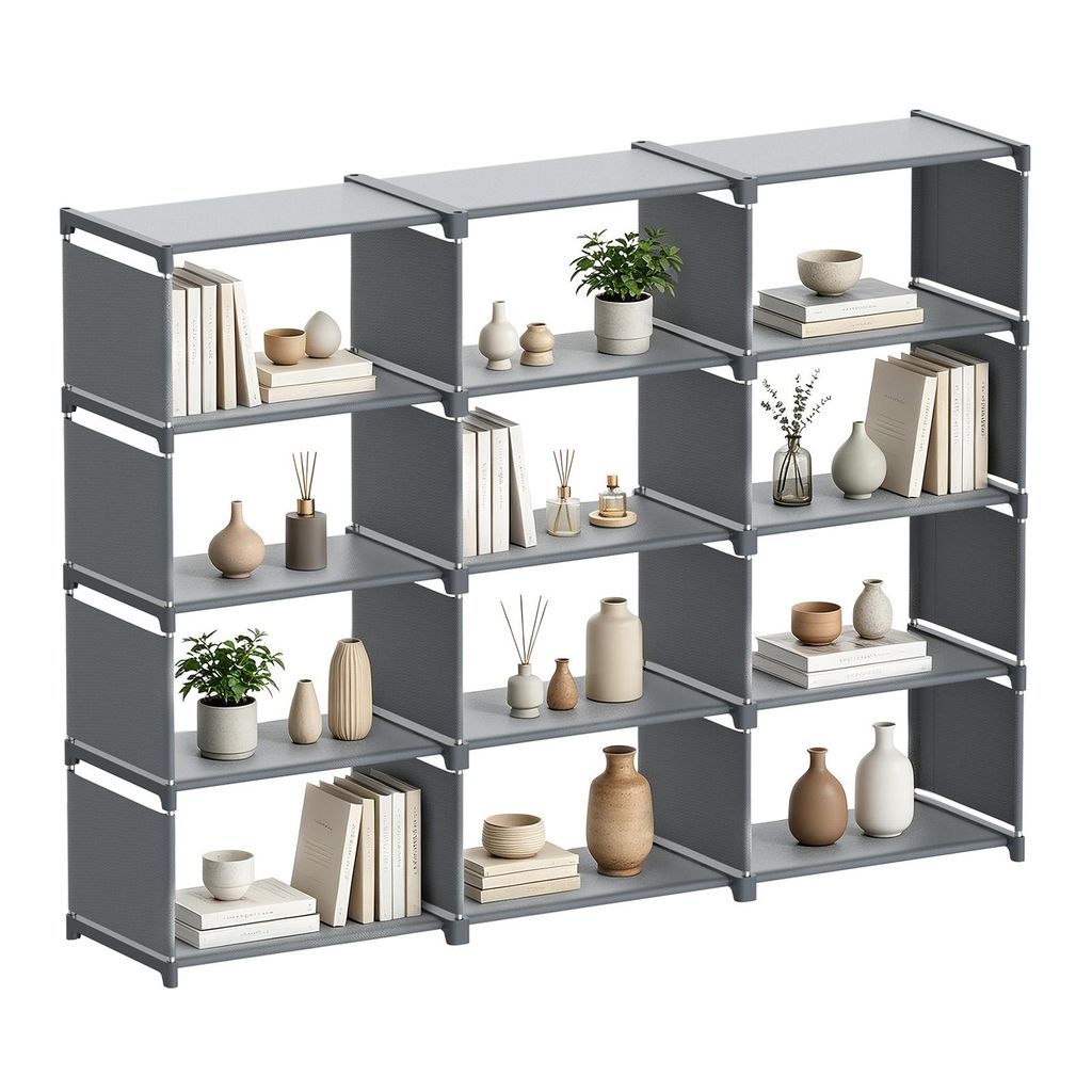 Verdego Bücherregal, Regalschrank 4 Ebenen 12 Produktbild 