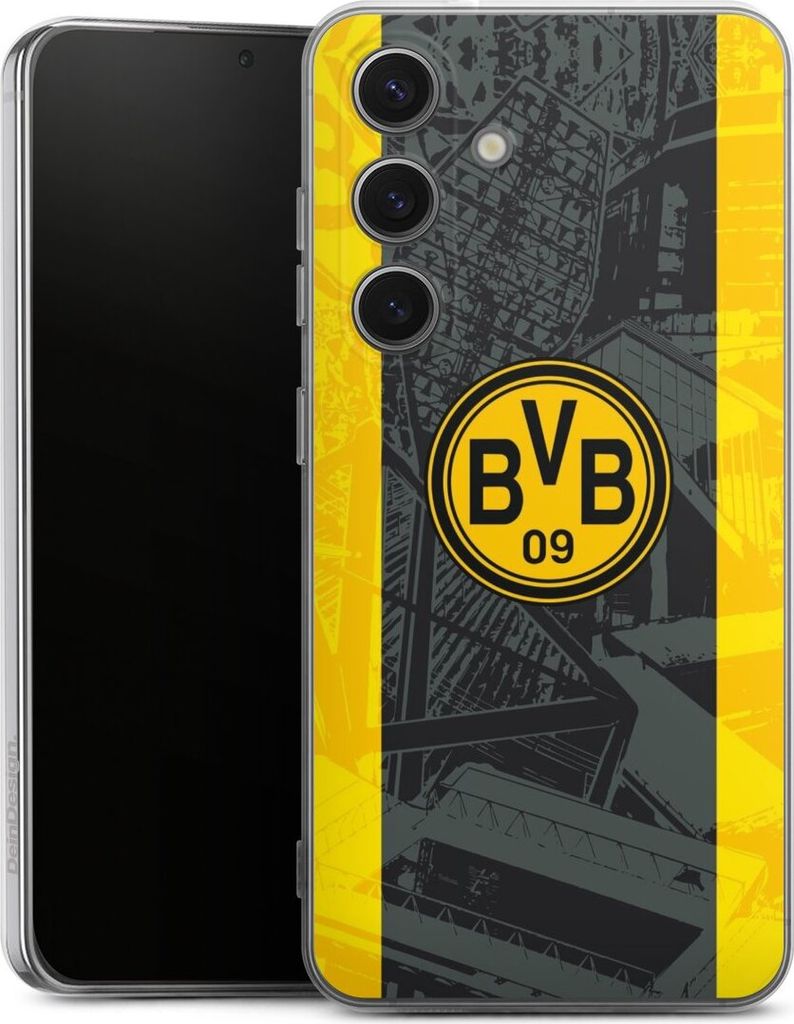 DeinDesign Handyhülle für Samsung Galaxy S25 Silikon Hülle Case Smartphone Schutzhülle BVB Borussia Dortmund Stadion