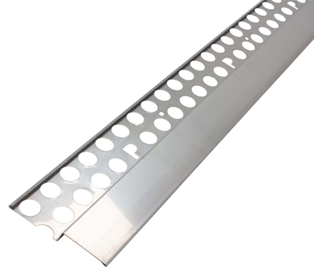 PROTEKTOR Noppenbahnprofil für Putz Edelstahl 2500 mm x 14 Produktbild 