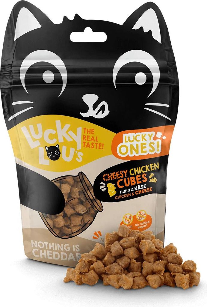 Lucky Lou Lucky Ones Cubes Käse & Huhn 80g