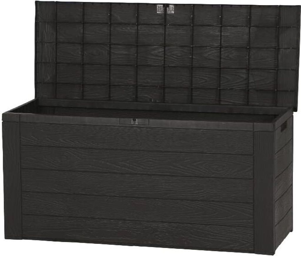 Gartenkissenbox WOODY in Holzoptik Produktbild 