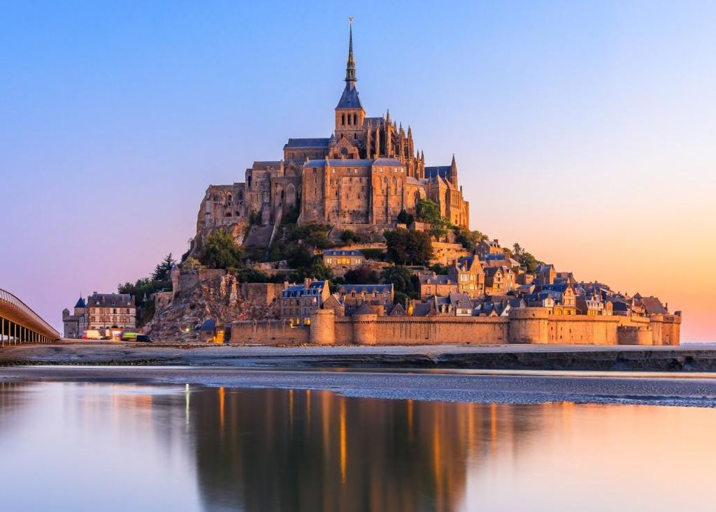 BLUEBIRD Puzzle Mont-Saint-Michel, Francie 500 dílků