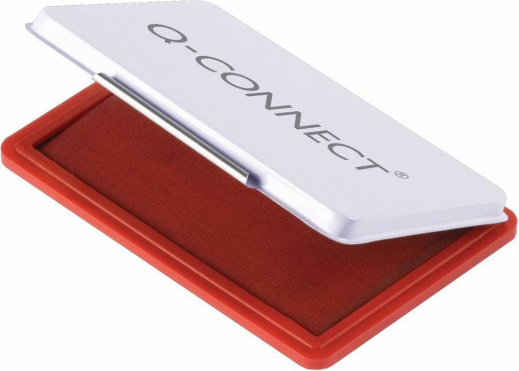 Q-Connect Stempelkissen 9 x 5,5cm rot Produktbild 