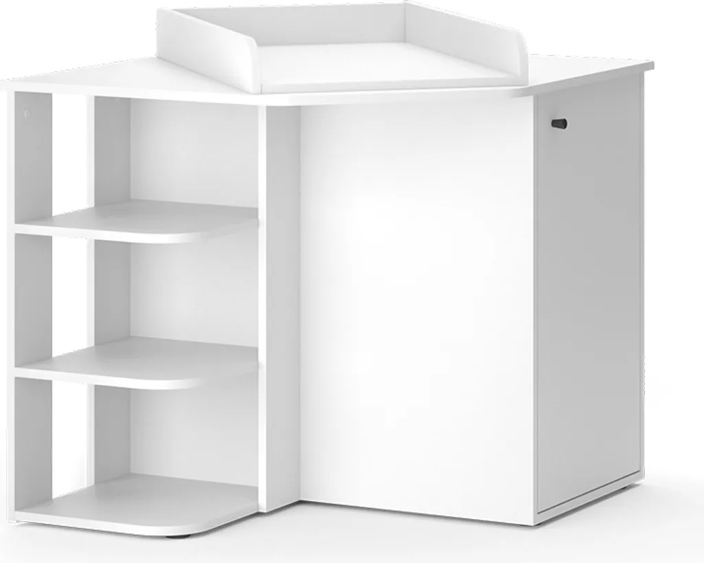 Meuble à langer Vicco Kristian pour chambre bébé blanc 85x77cm Model 43712