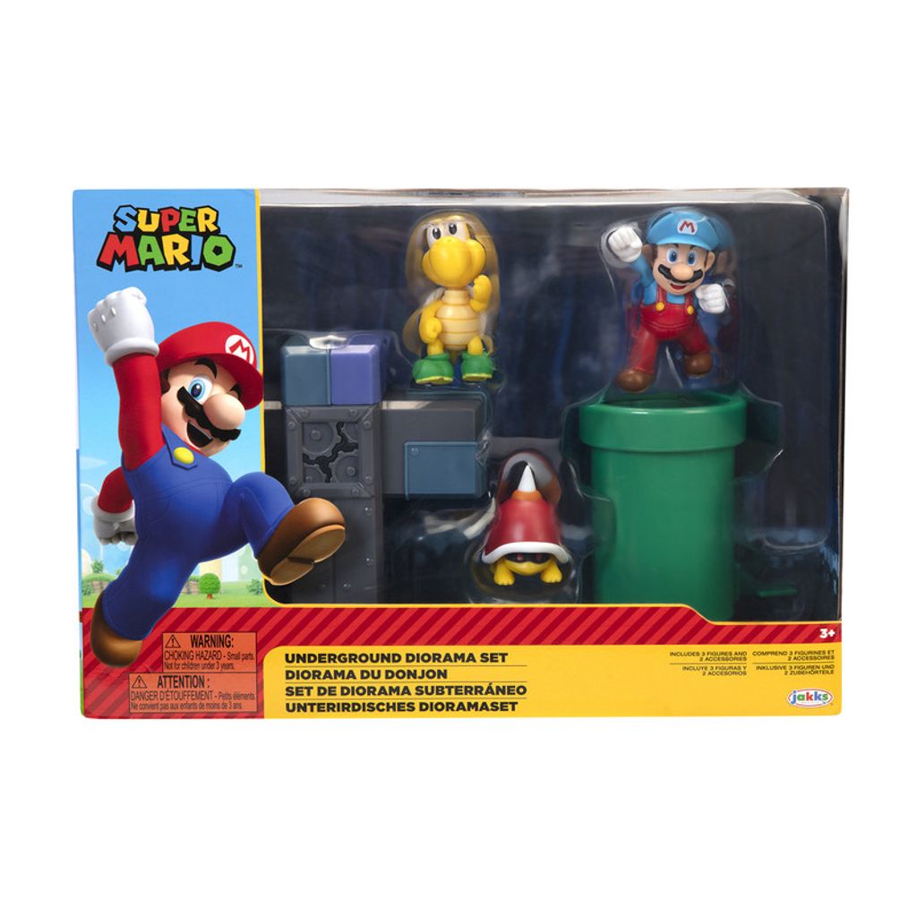 Nintendo Super Mario Cloud World Diorama Set, 6,5 cm