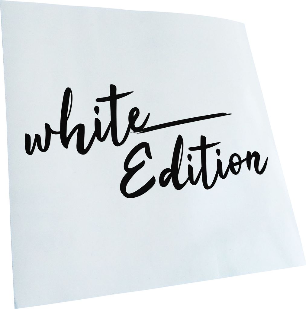 Kiwistar - Autoaufkleber - White Edition - Schwarz - 50x23cm - Aufkleber für Auto, Laptop, Fahrrad, LKW, Motorrad Mehrfarbig JDM Decal Racing