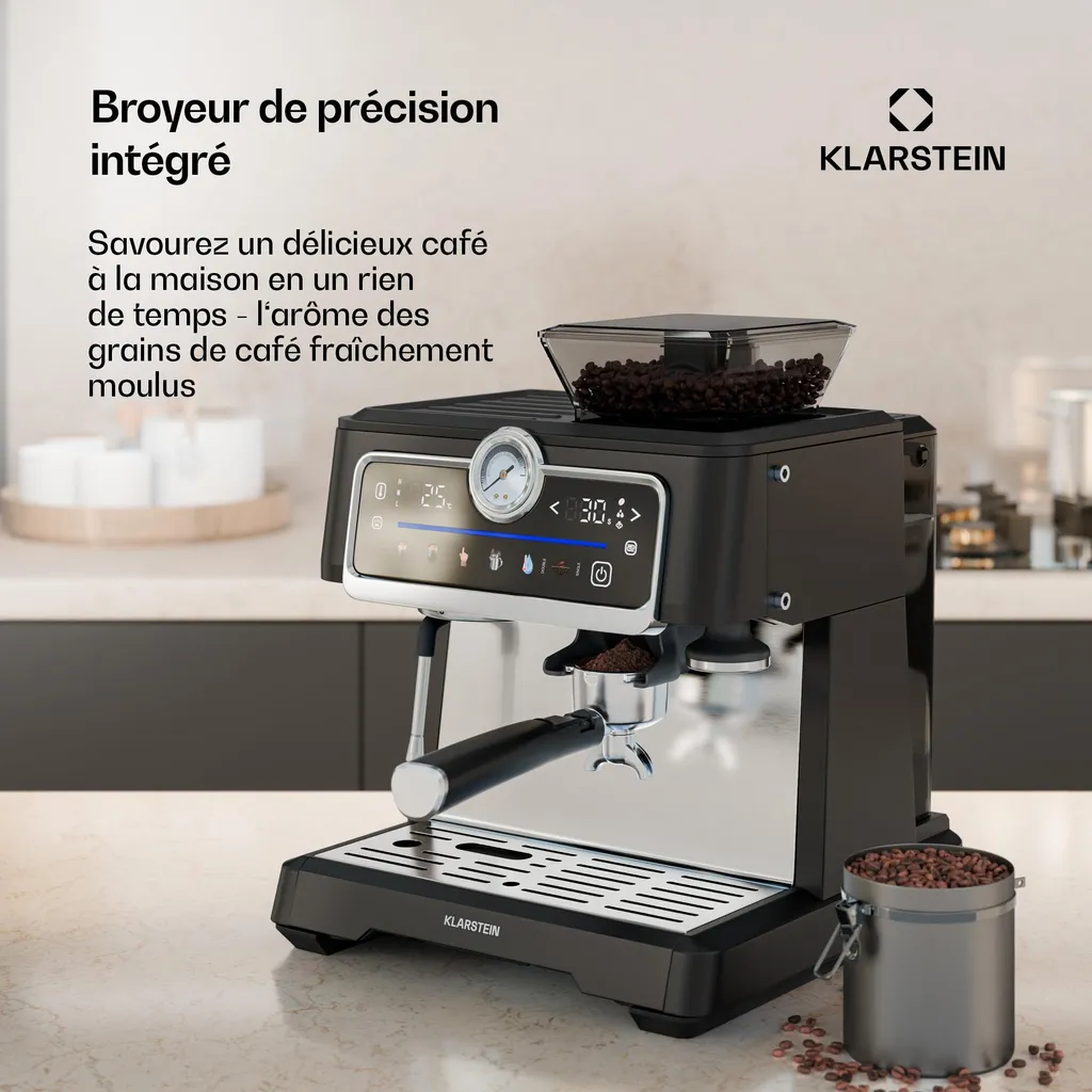 Machine à café 20 Bars GrandPresso Touch avec Buse Vapeur et Réservoir
