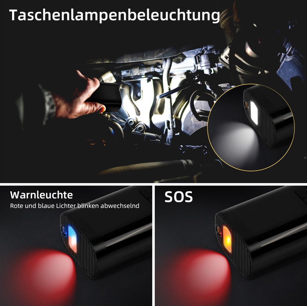 Elektrische Luftpumpe mit 6000mAh Akku, 150PSI Tragbar Produktbild 5