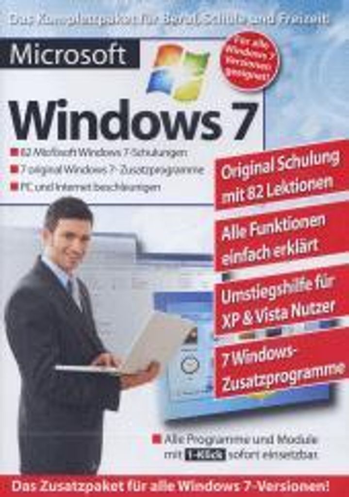 Microsoft Windows 7 - Das Komplettpaket für Beruf, Schule Produktbild 