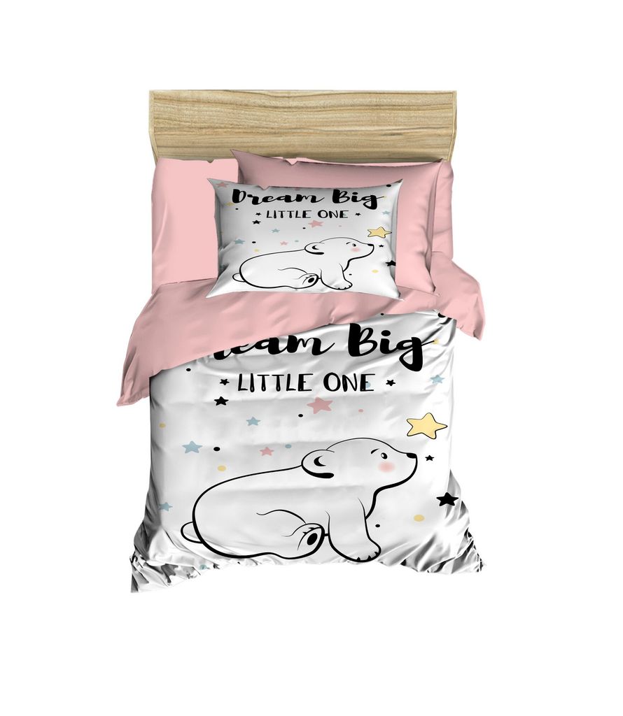 L'Essentiel Linge de Maison, PH136, Baby-Bettbezug-Set, Rosa, 100 x 150 cm