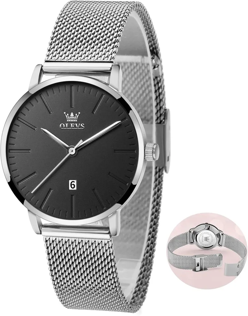 Orologio Ultrasottile Donna Cuore Diamanti | Stile Analogico 2026