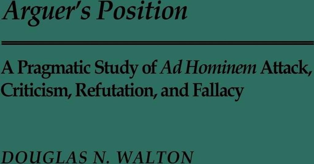 Arguer's Position