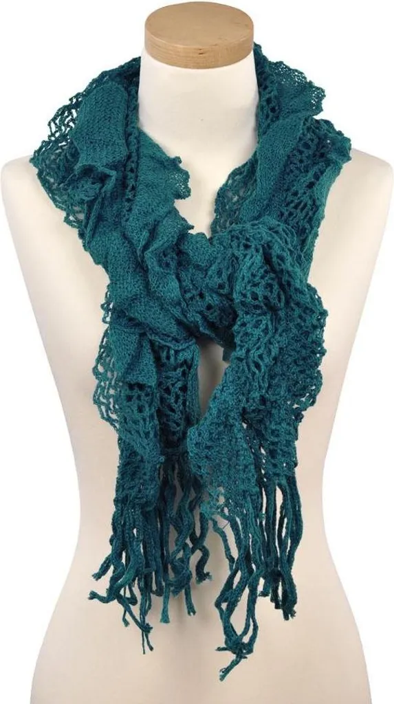 Art Of Polo Sciarpa Gul-Janf Blu-Verde - Accessorio Donna Raffinato