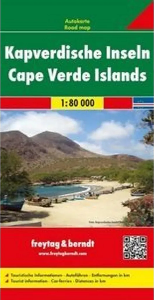 Carte Routière et Touristique des Îles du Cap-Vert Échelle 1:80 000