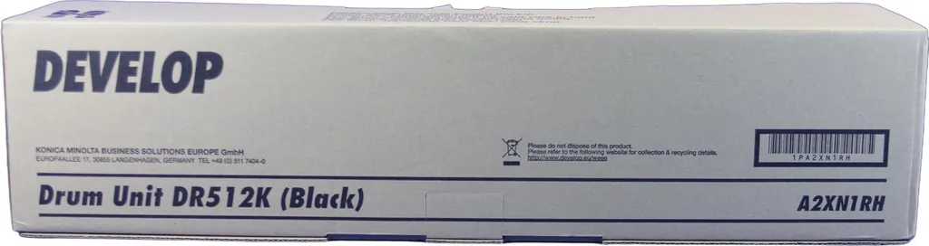 Tambour Noir Develop DR-512K pour Imprimante Ineo+ C224 C284 C364 C454