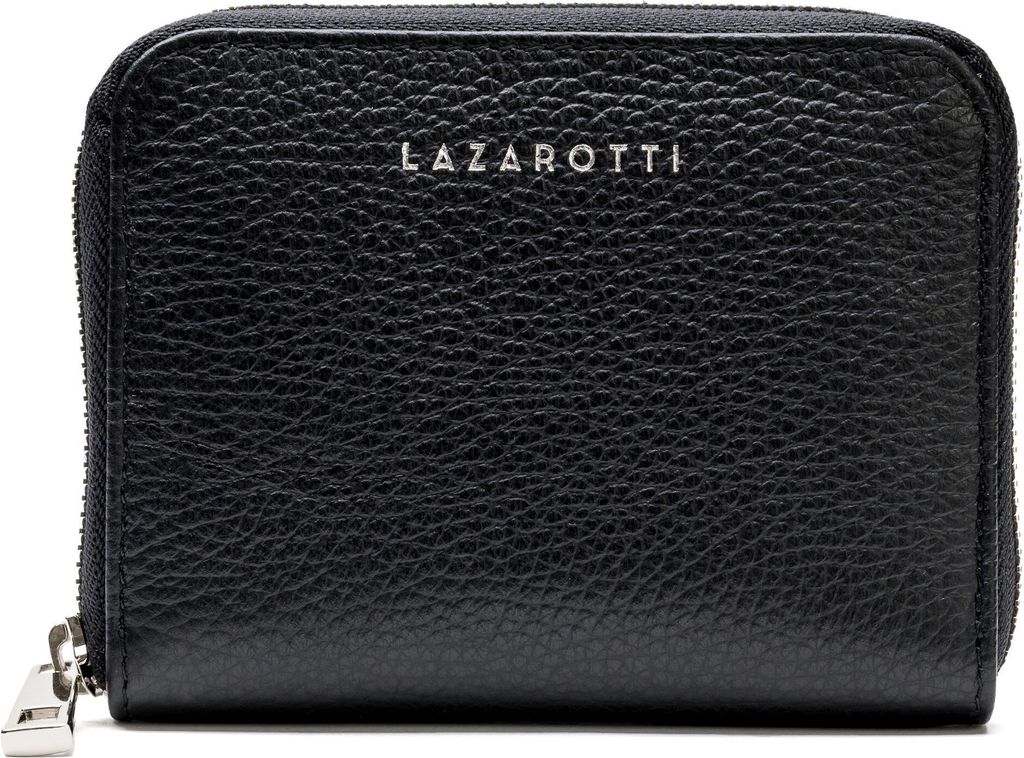 Lazarotti Milano Leather Geldbörse Leder 13,5 cm