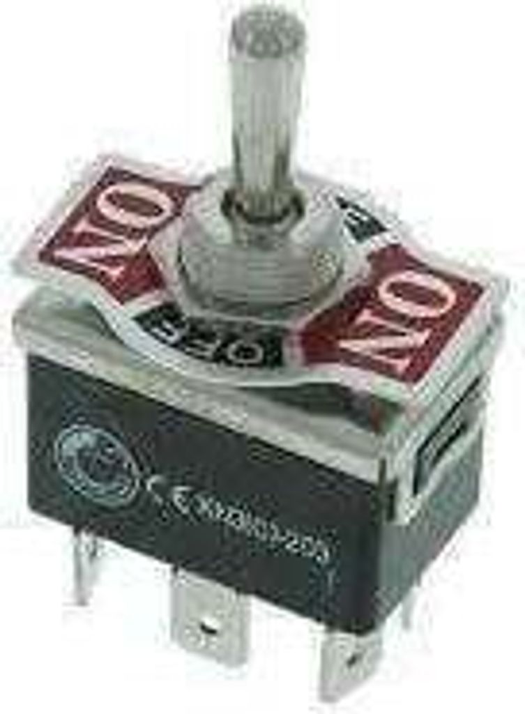 Lalizas Toggle Switch ON-OFF-ON 12 / 24 V Bootsschalter