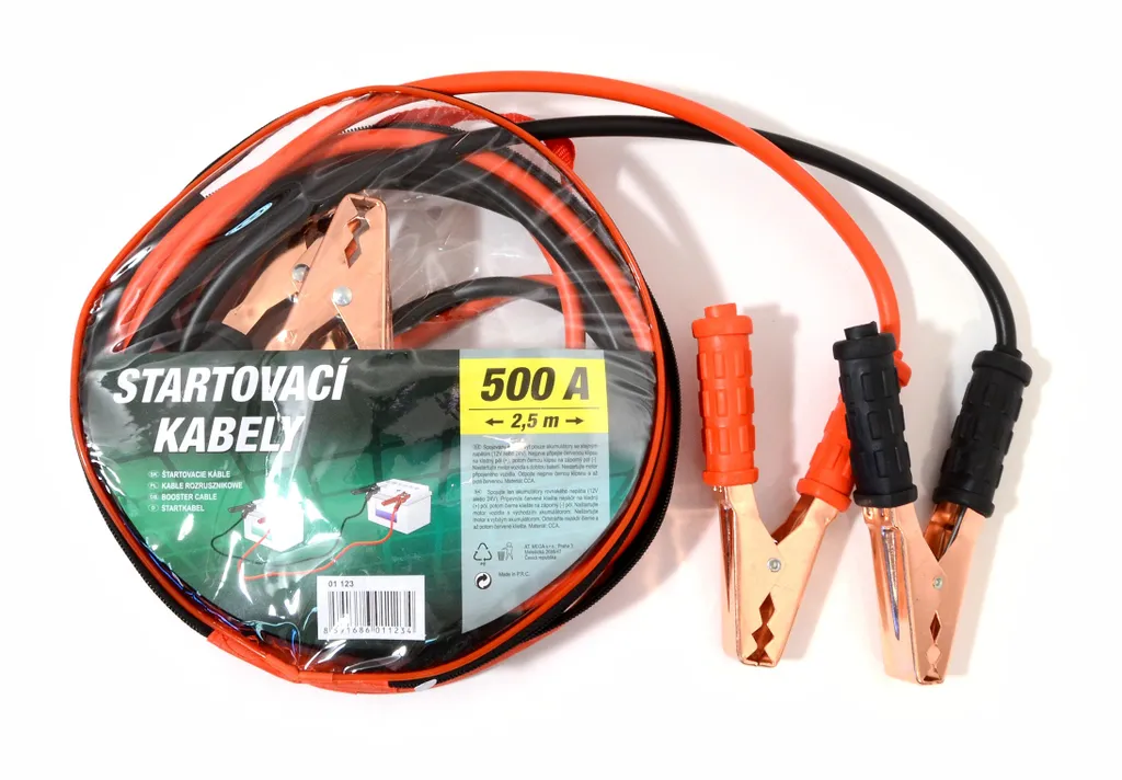 Set Cavi Emergenza 500A Verde 01123 - Sicurezza per la Tua Famiglia