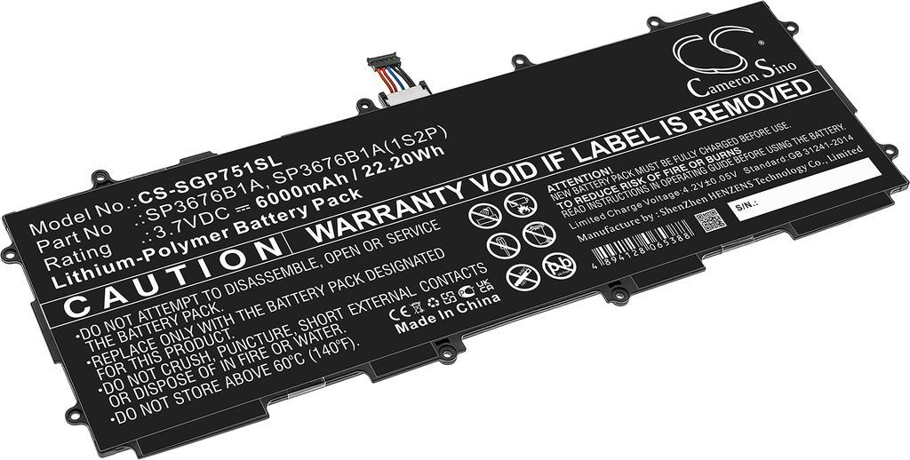 TECHTEK Akku Kompatibel mit [Samsung] Galaxy Note 10.1 LTE, Galaxy Tab 2 10.1, Galaxy Tab GT-P7510, GT-7511, GT-N8000, GT-N8010, GT-N8013, GT-P5100,