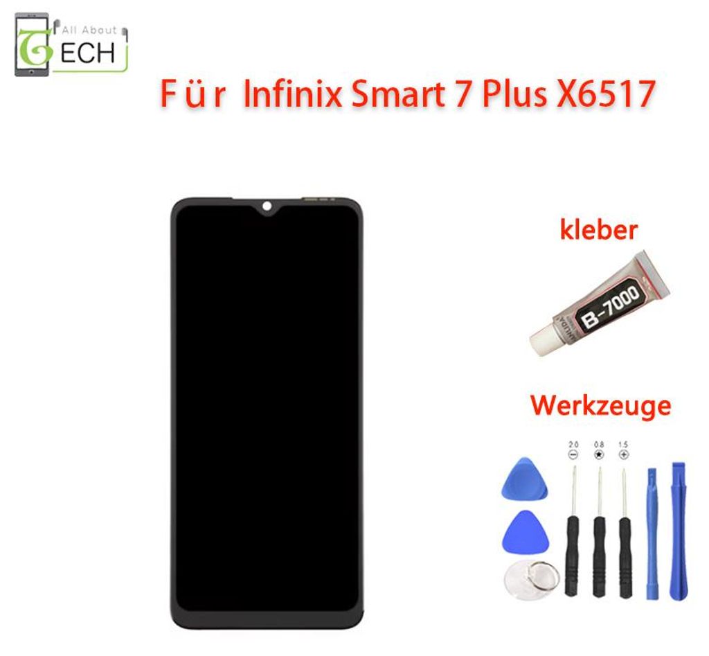 Für Infinix Smart 7 Plus X6517 LCD Display Touchscreen Bildschirm