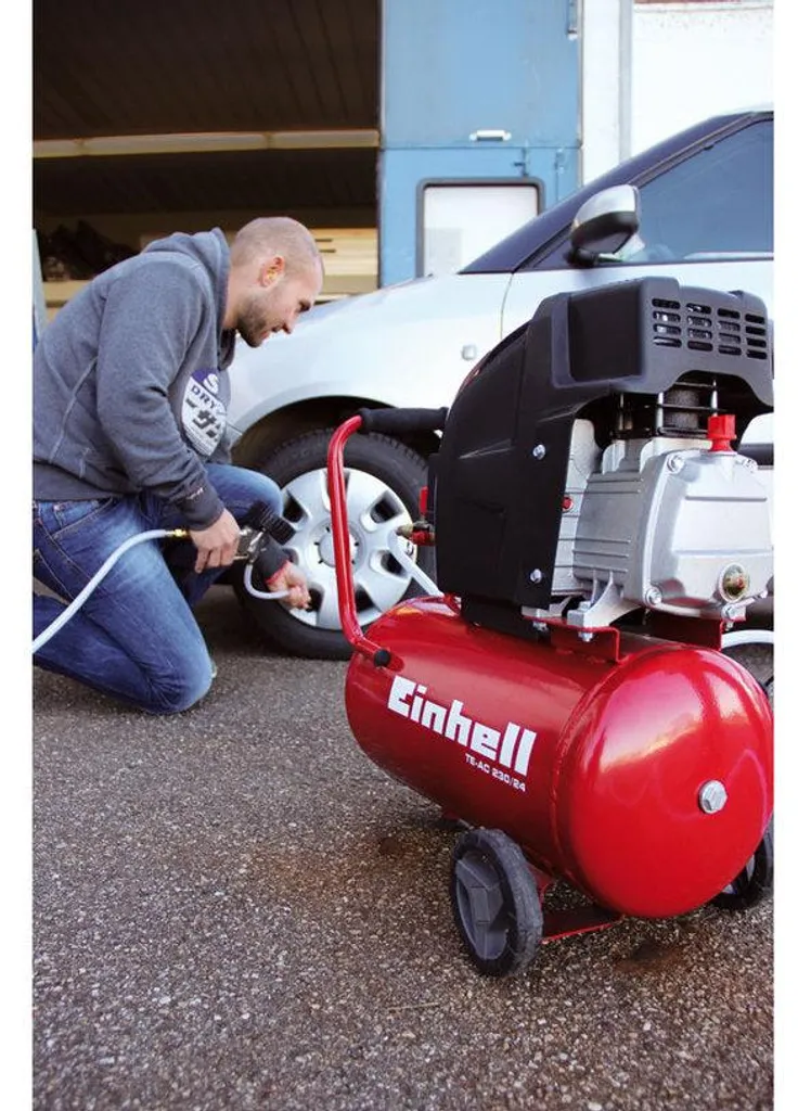 Compresseur Einhell TE-AC 230/24/8 : fini le manque de débit d'air - 18