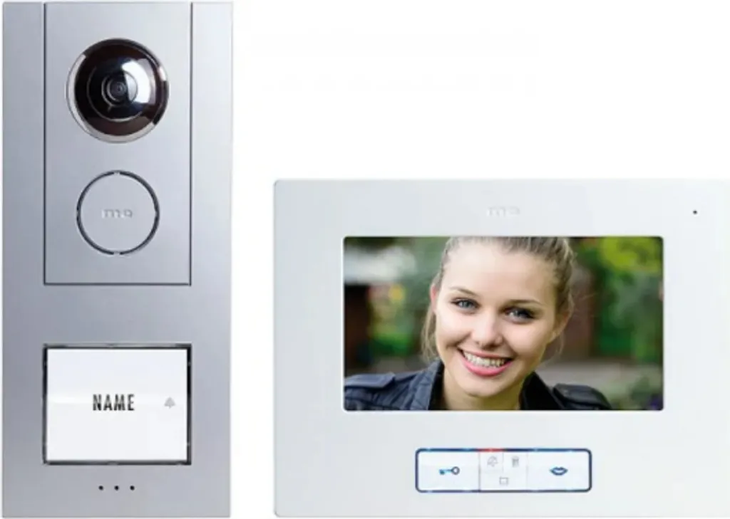 Interphone vidéo filaire VISTUS VD ALU-6710 S m-e argenté 41174 robuste