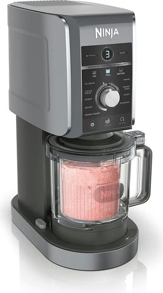 NINJA NC502EU Creami Deluxe 10-in-1 Eismaschine Silver Produktbild 