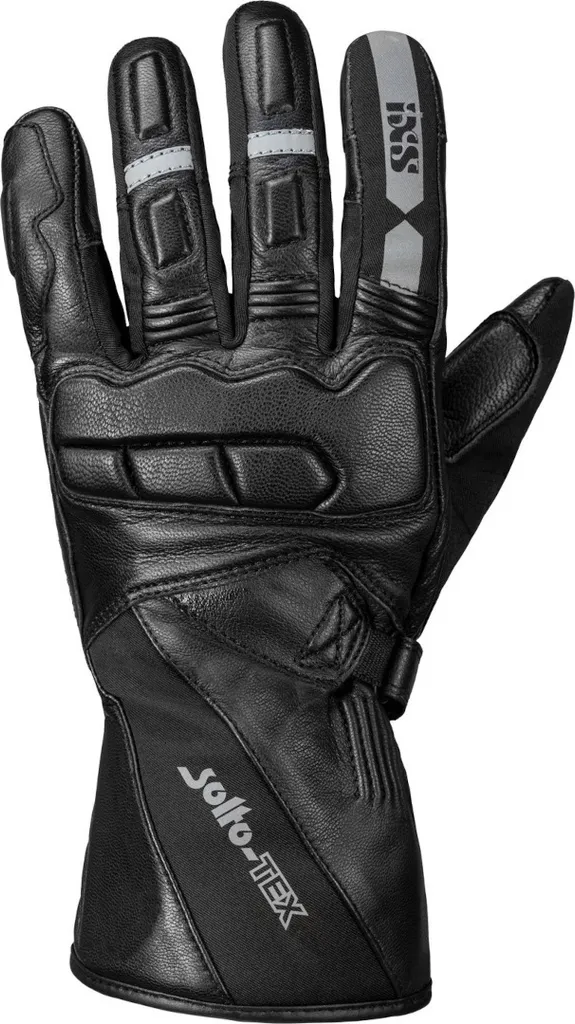 Gants de moto mi-saison iXS Tour Balin-ST 2.0 XS noirs imperméables