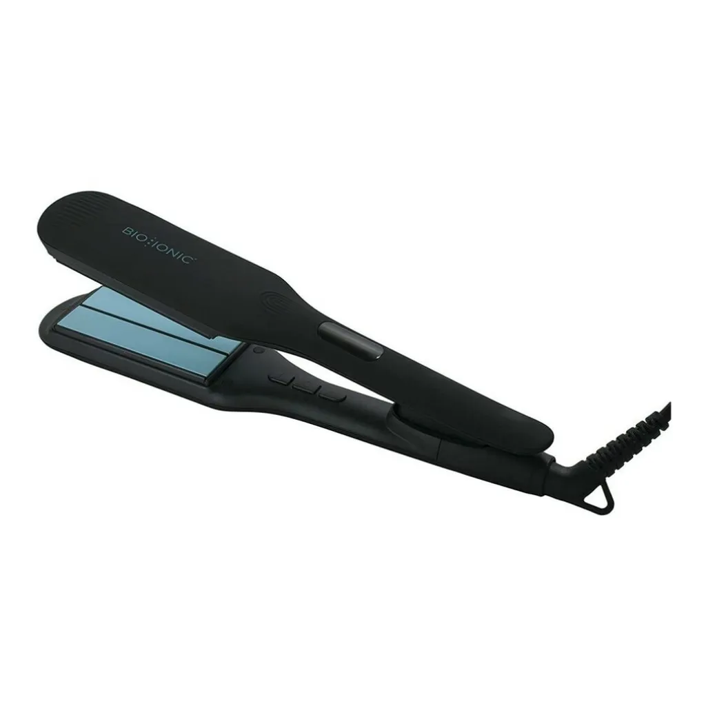 Lisseur cheveux Bio Ionic OnePass plaques larges pour lissage rapide