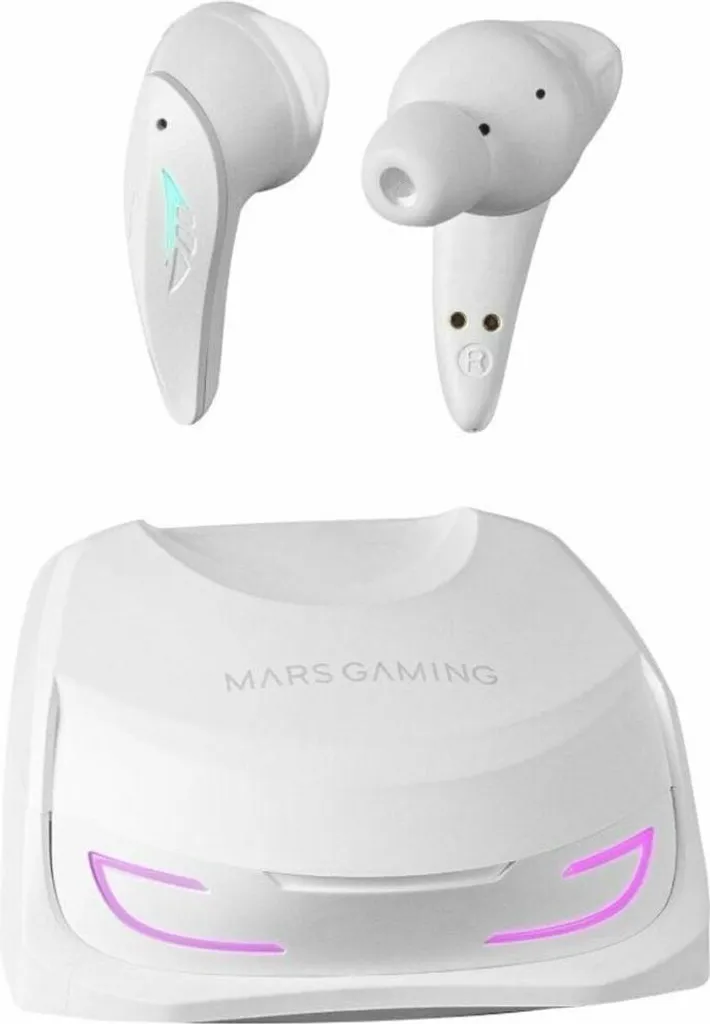 Mars Gaming MHI-Ultra Écouteurs Bluetooth Blancs Premium TWS Gaming