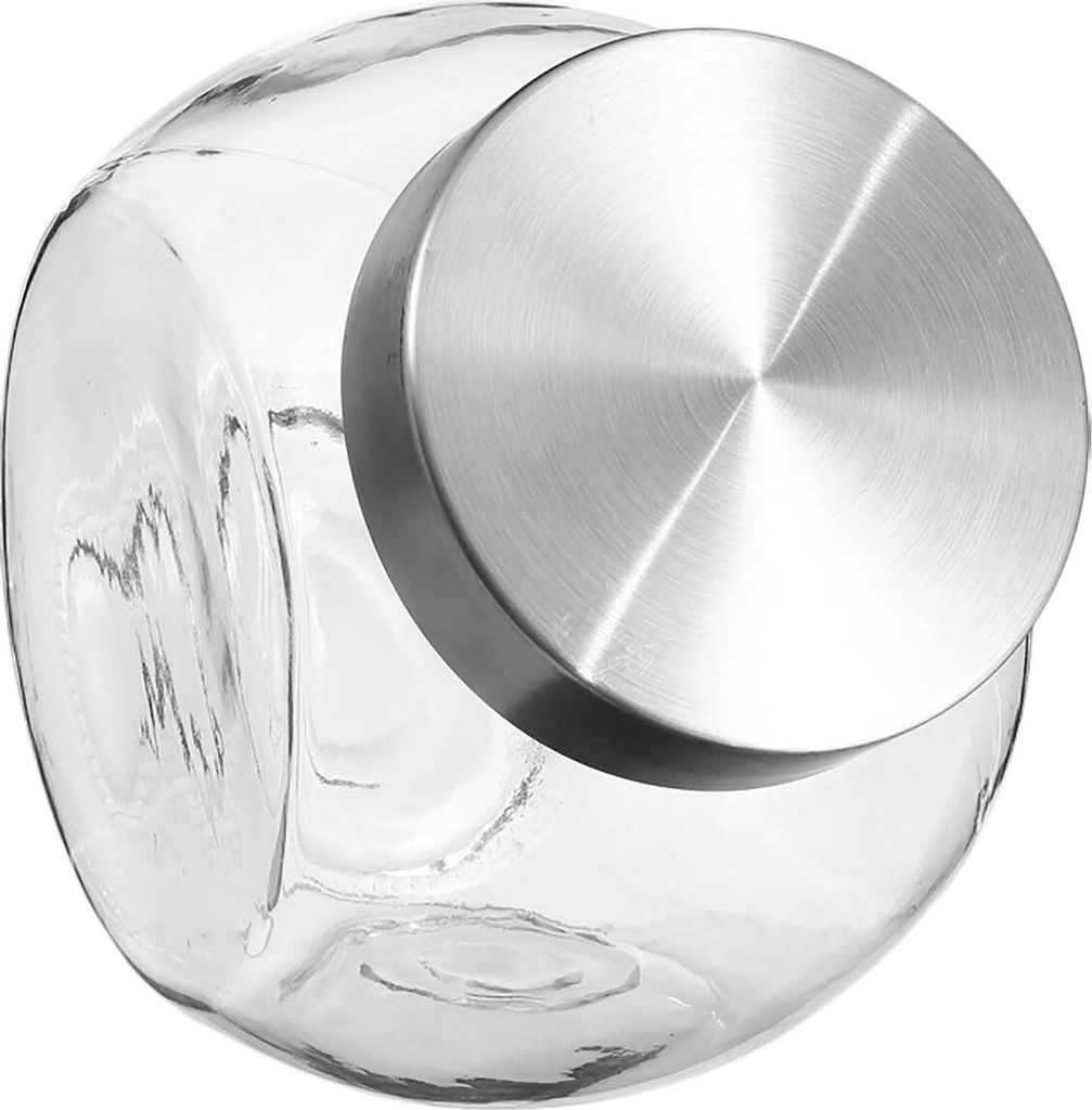Glas bonbonglas edelstahldeckel 1,5l - 5 five simply smart