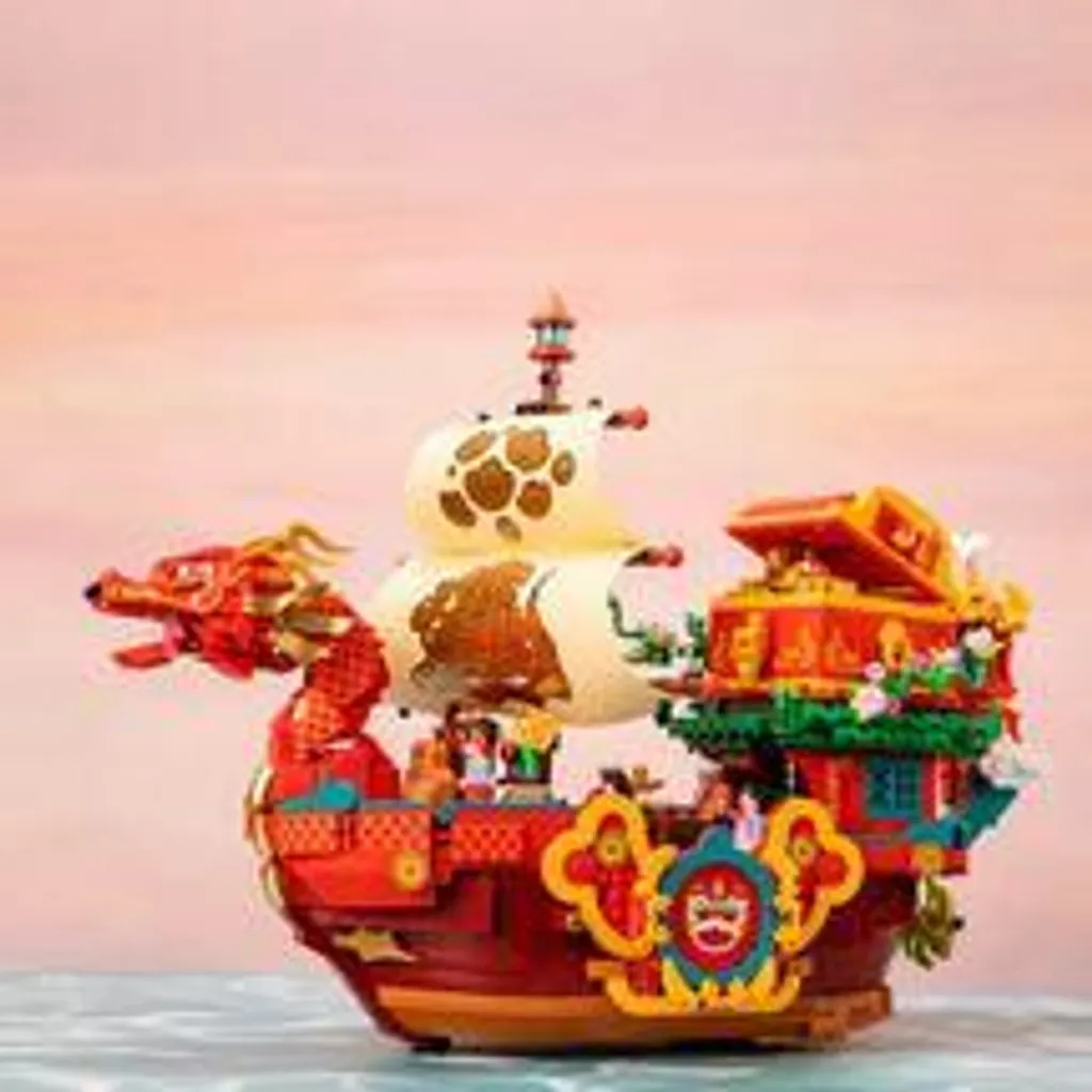 Pantasy Fortune Dragon Ship Kit de Construction 52cm Modèle de Collection - 2