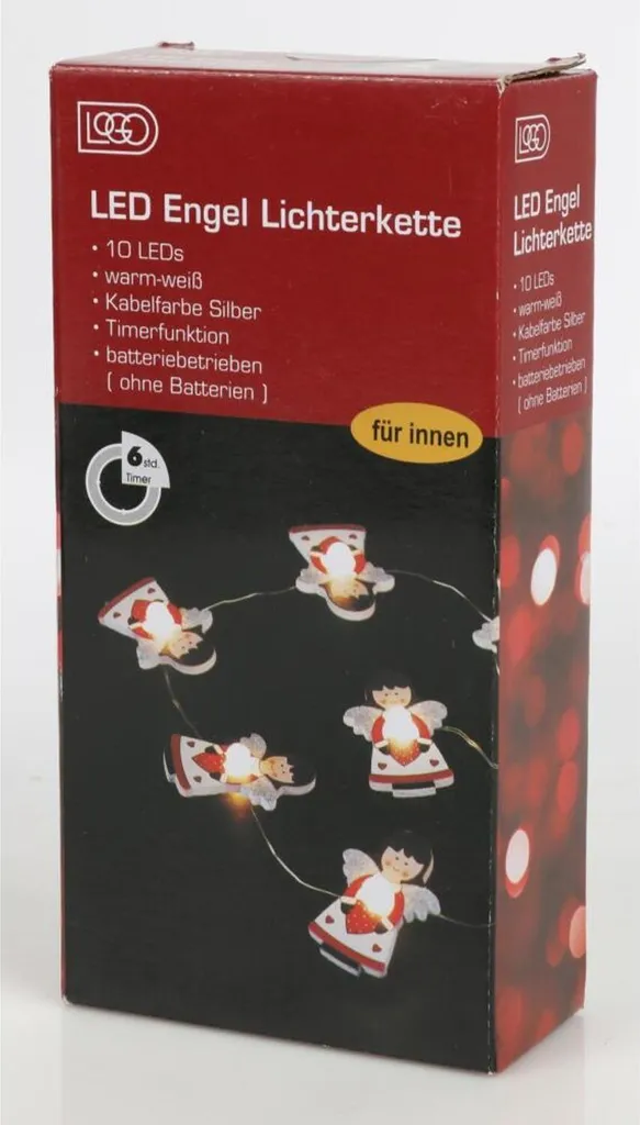 Guirlande Lumineuse LED Noël Lot de 12 : Solution Déco Sans Prise