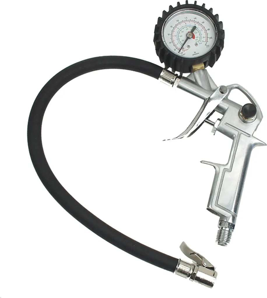 BRÜDER MANNESMANN Manomètre pour pneus avec douille enfichable 11400