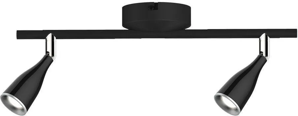 Plafonnier à LED 9W Noir V-TAC VT-810 Blanc Chaud 680lm pour Salon