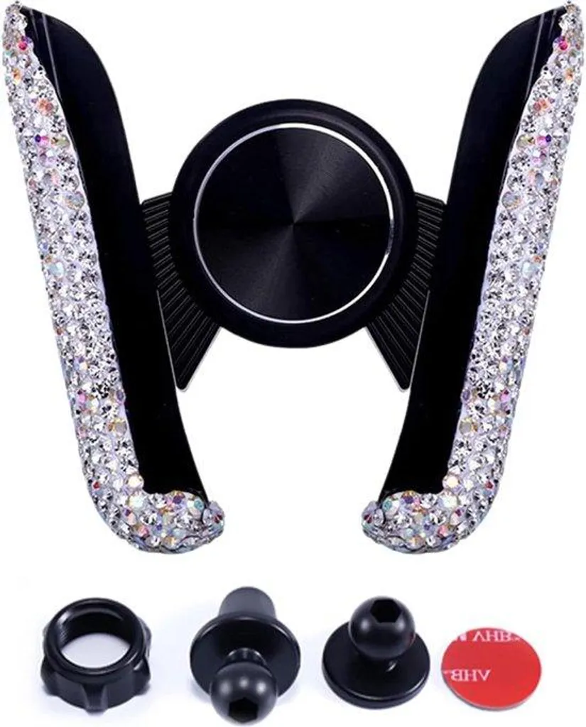 Porte-clés en cristal blanc facetté - Brillance et robustesse premium