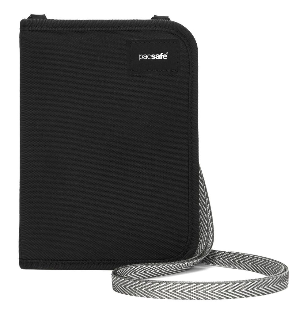 pacsafe Geldbörse RFIDsafe V150 Organizer Black schwarz Produktbild 