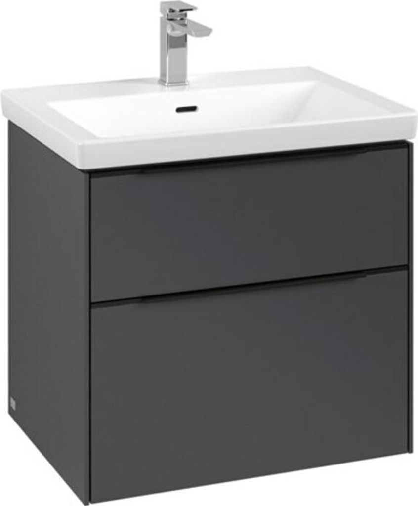 Villeroy & Boch Subway 3.0 Waschbeckenunterschrank, 2 Auszüge, 622x576x478mm, C57601VR