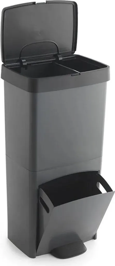 Poubelle de Tri Sélectif 70L SP Berner : Bac de Recyclage Grand Format