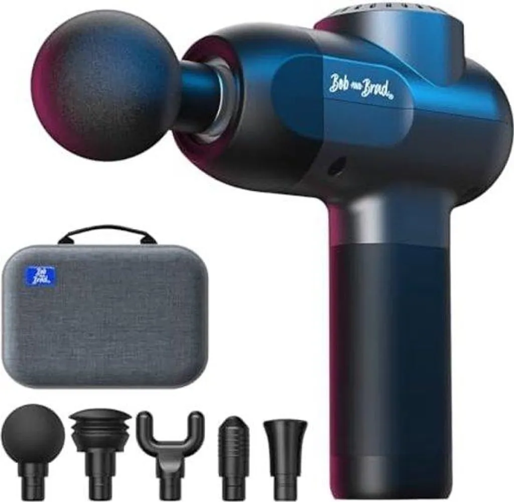 Pistolet de massage compact 5 intensités avec moteur ultra silencieux