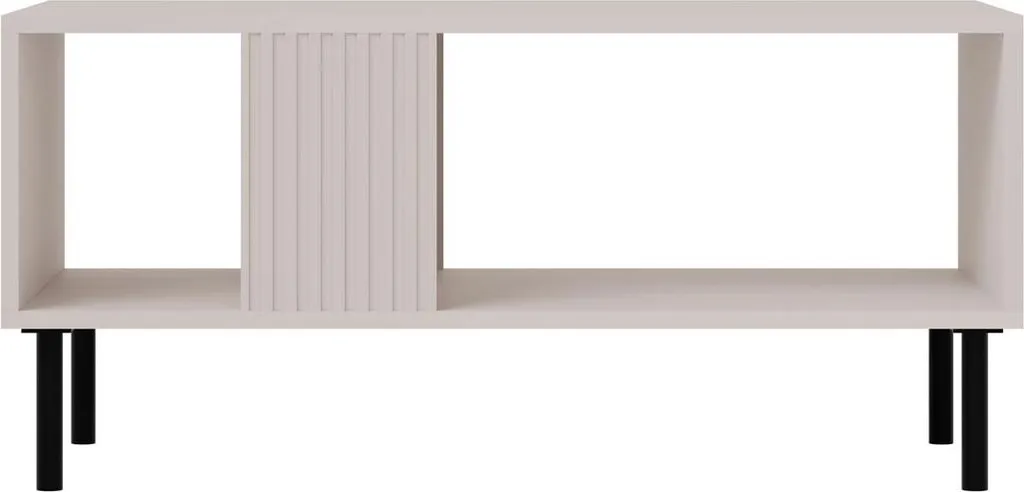 Best Mobilier Timote Table basse avec niche de rangement écru 92 cm
