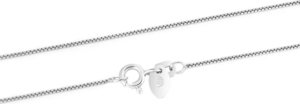 Chaîne collier moderne en argent massif 60 cm pour homme et femme