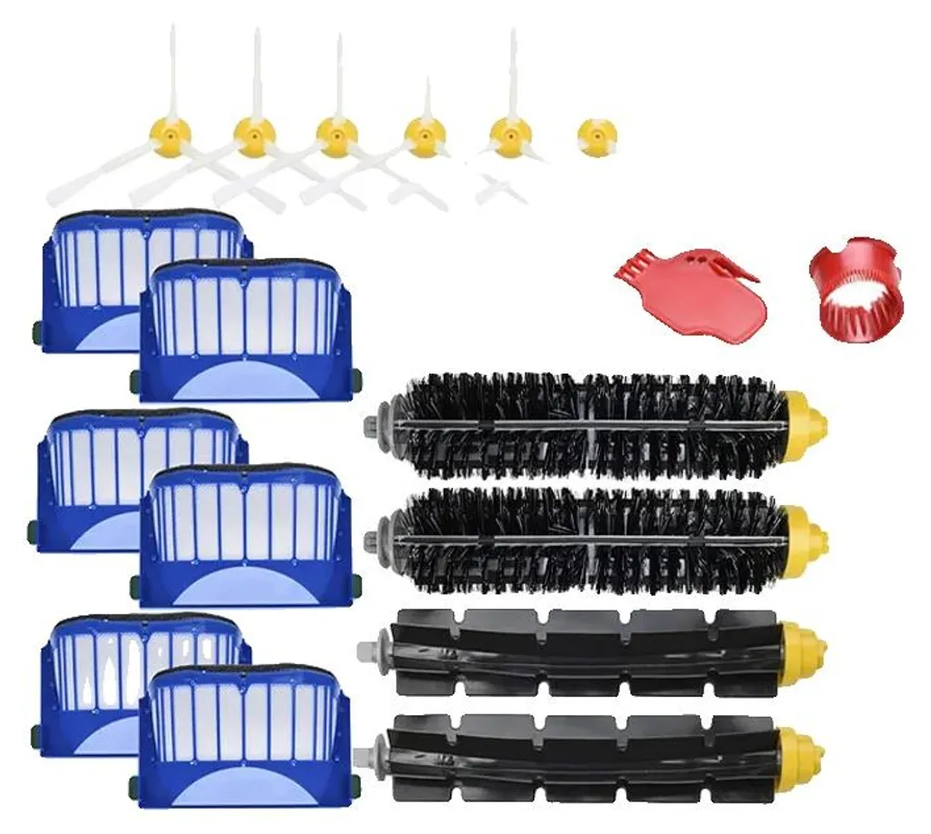 Lot de 18 Pièces Détachées Filtres Aspirateur iRobot Roomba Durables
