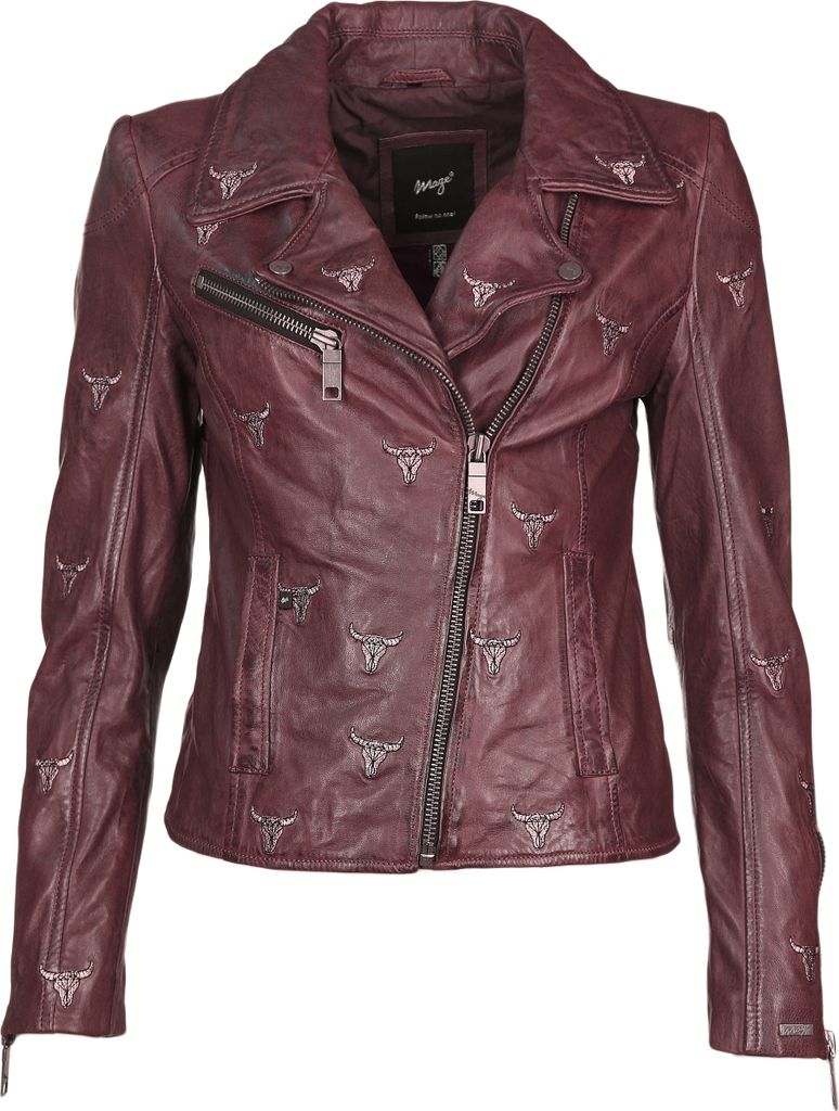 Maze Lederjacke Vegas Damen mahagony S Produktbild 